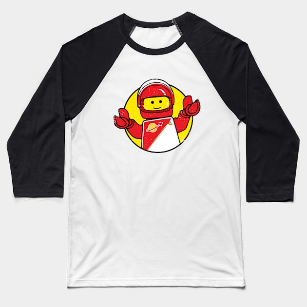 In Futuron We Trust Baseball T-Shirt by The Brick Dept
